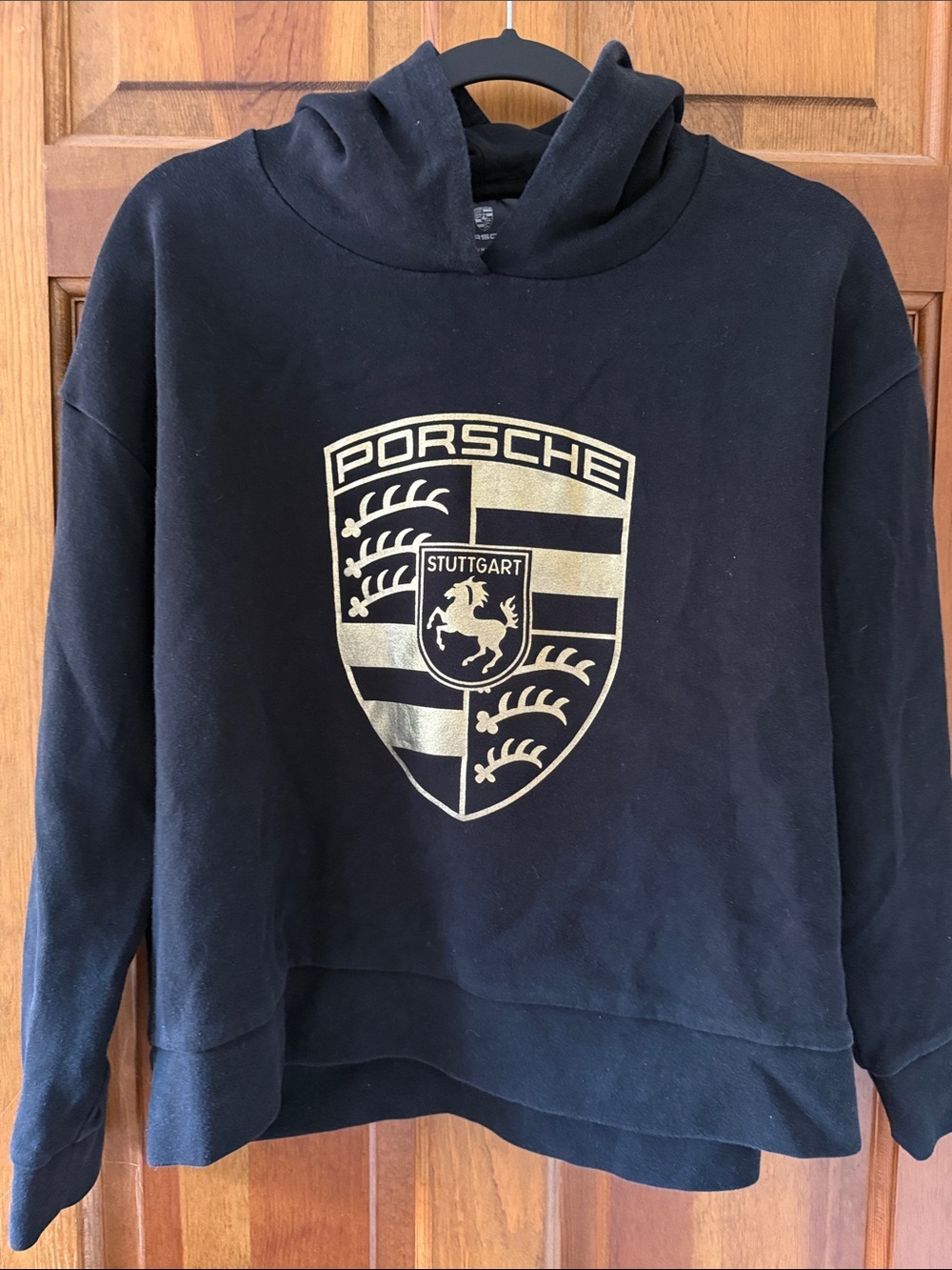 Porsche Design Black Pullover with Silver Logo Label